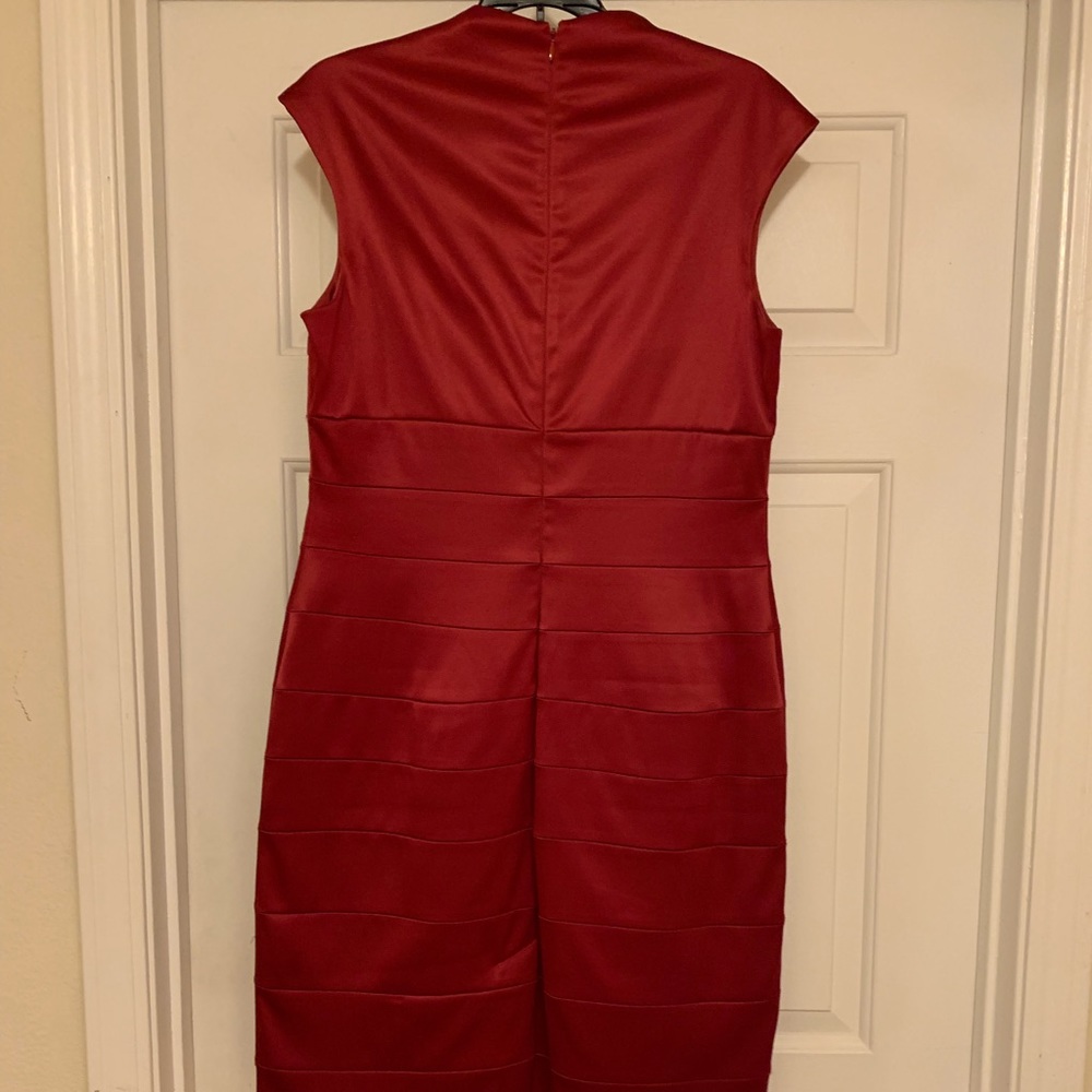 Size 14 Red Cap-sleeve Dress